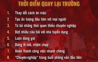 KỸ NĂNG ỨNG TUYỂN CHO SINH VIÊN THỜI ĐIỂM QUAY LẠI TRƯỜNG